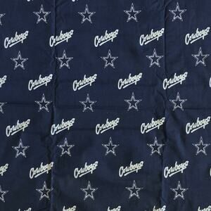1yd 12” Fabric Traditions Dallas Cowboys NFL 1040 Navy Blue Cotton 58” Wide EOB